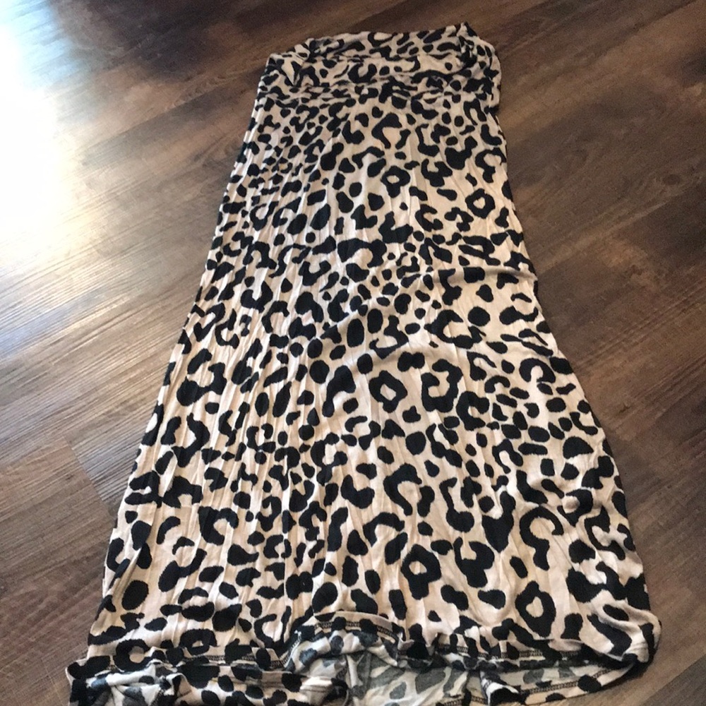 Cheetah maxi skirt